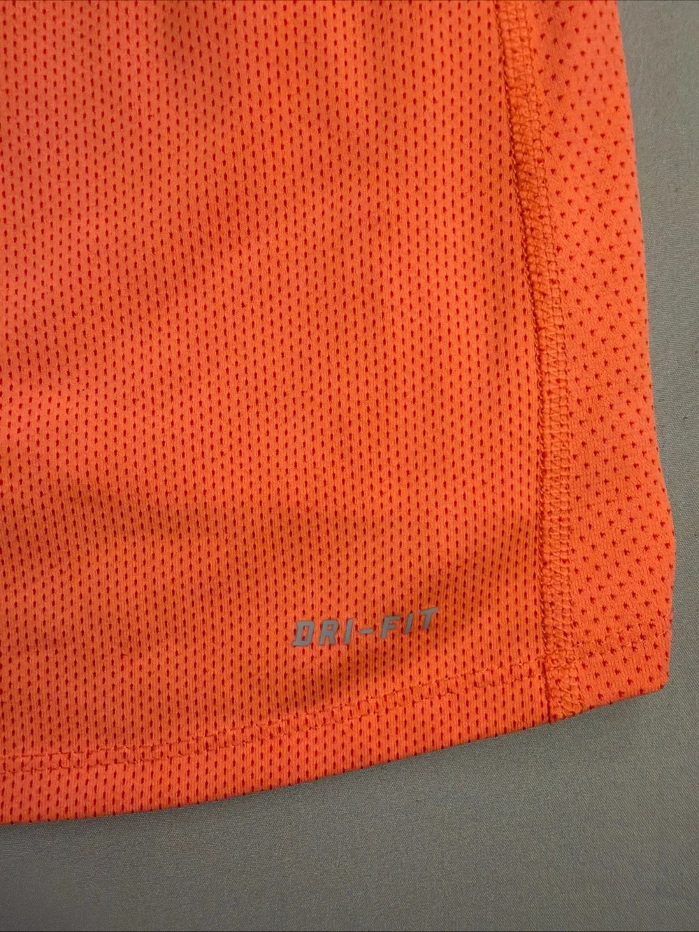 Nike Women’s Orange Dri-FIT Short Sleeve Athletic Running Tee